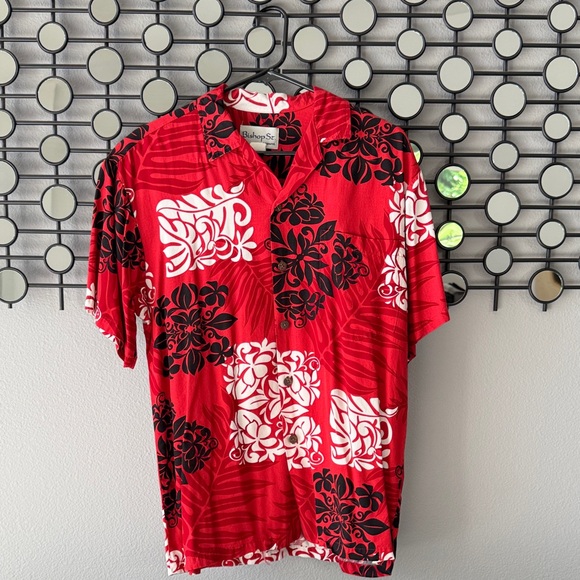 Bishop St Other - ⚡️HP⚡️Vintage Bishop St.  Hawaiian print shirt 🌺